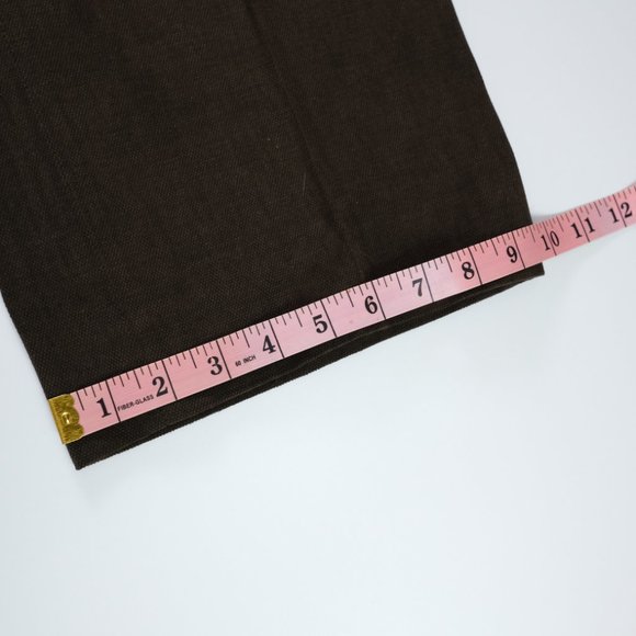 Cuseri Sport Brown Flat Front Dress Pants Men's 36L (36x27) - Picture 11 of 11